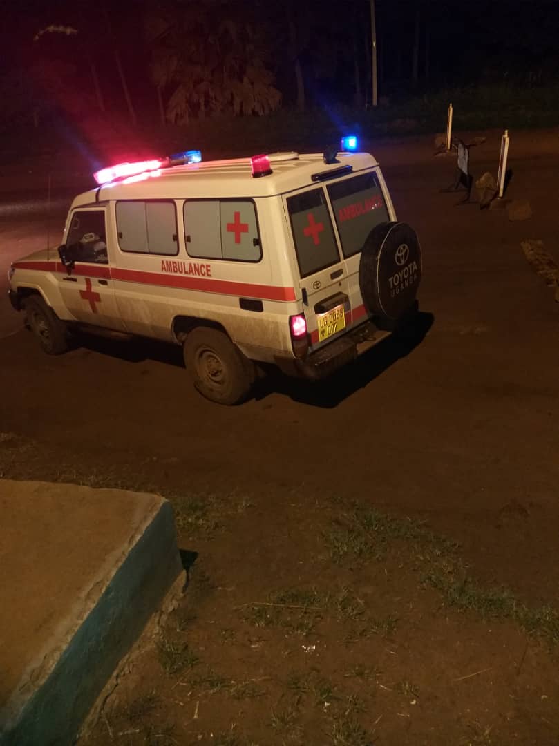 The ambulance out on a night call — severe cases need a clinic within hours.