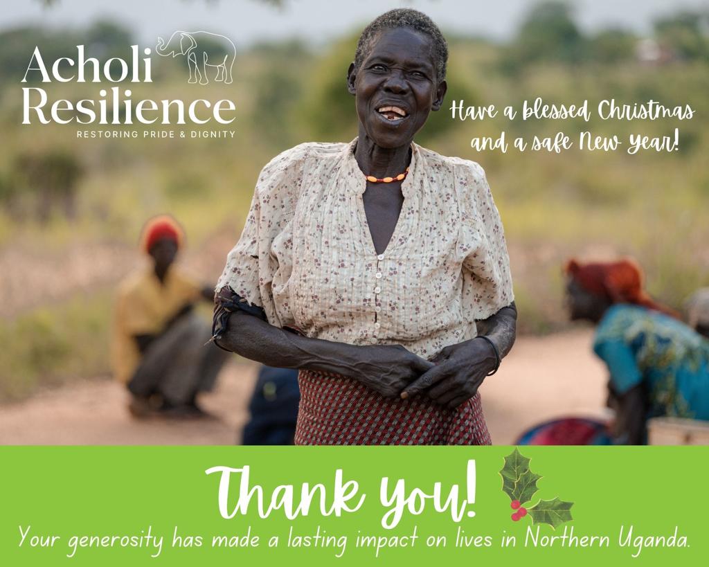 An Acholi elder sharing thanks — 'Your generosity has made a lasting impact'
